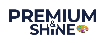 Logo de la prestation Premium & Shine - Création identité visuelle au niveau Pro : une identité visuelle sur-mesure